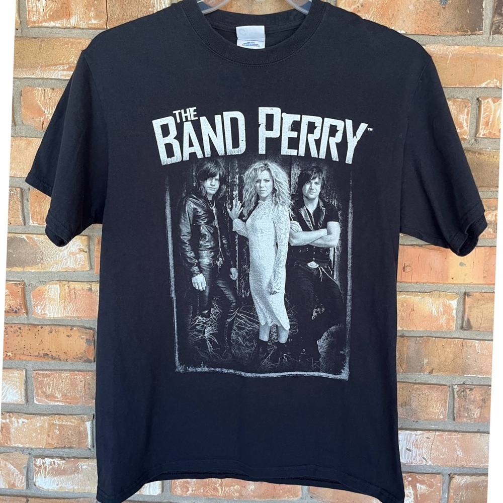 The Band Perry World Tour Black Graphic T-Shirt Unisex Size Medium